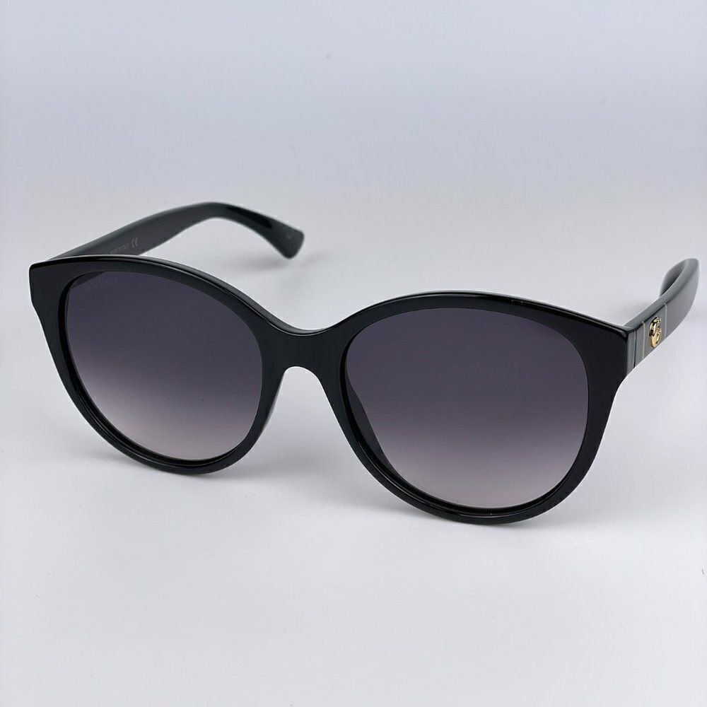 NEW GUCCI GG0631S 001 Black Violet Cat Eye Gradient Women Sunglasses - Picture 3 of 11